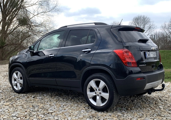 Chevrolet Trax cena 34900 przebieg: 237580, rok produkcji 2014 z Wrocław małe 742